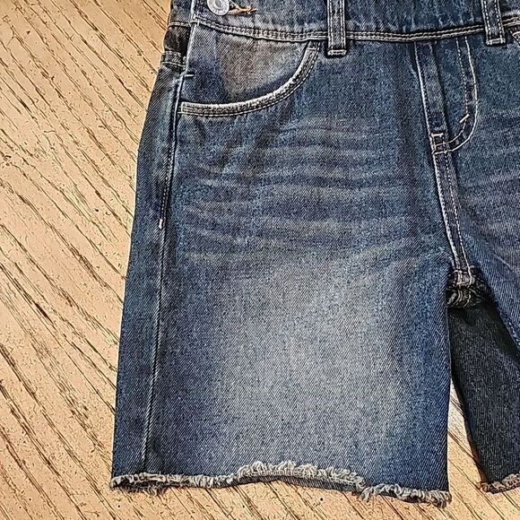 Levi's shorttall girls denim short overalls size 7 - Picture 3 of 9